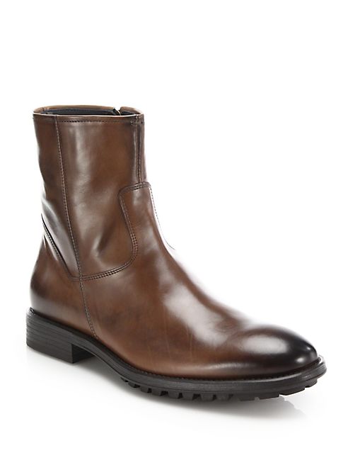 To Boot New York - Harrison Leather Side-Zip Boots