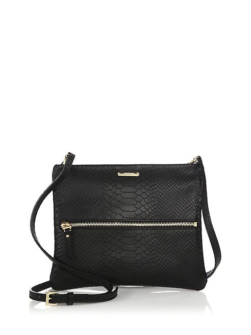 GiGi New York - Python-Embossed Crossbody Bag