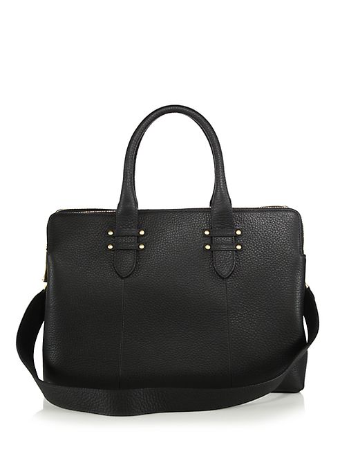 GiGi New York - Parker Pebbled Leather Satchel