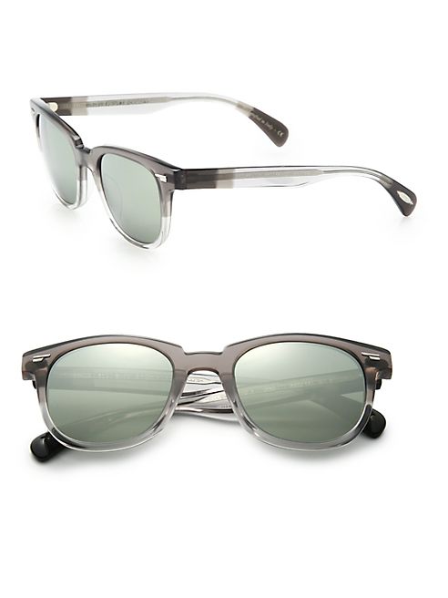 Oliver Peoples - Masek 51MM Half-Rim Sunglasses