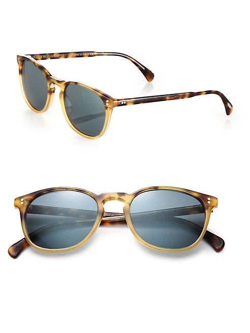 Oliver Peoples - Finley 51MM Round Sunglasses