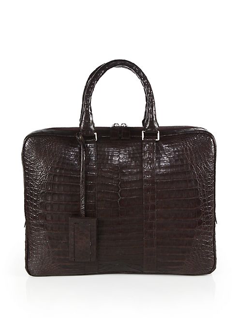 Santiago Gonzalez - Crocodile Slim Briefcase