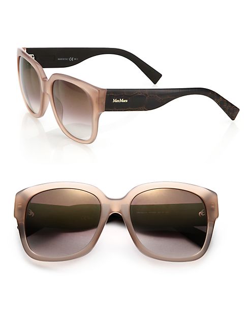 Max Mara - 55MM Square Sunglasses