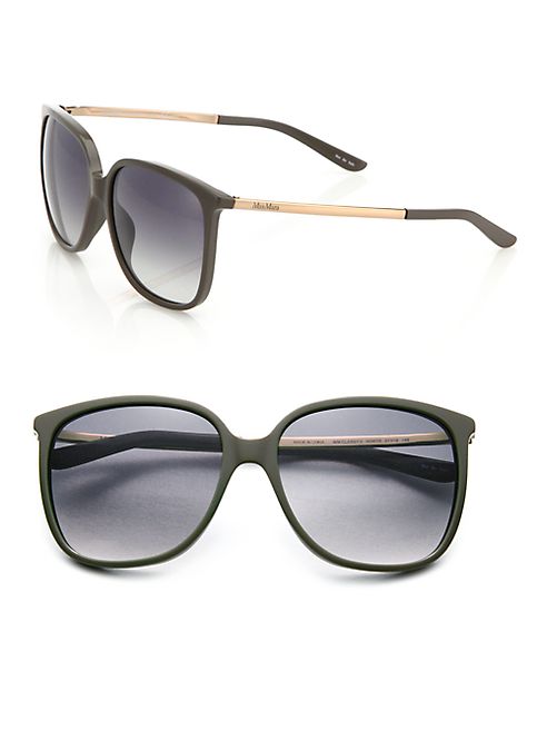 Max Mara - Classy 57MM Square Sunglasses