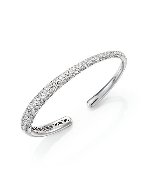 Kwiat - Cobblestone Diamond & 18K White Gold Cuff Bracelet