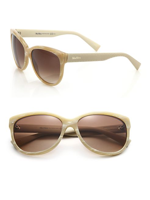 Max Mara - Tailored 57MM Butterfly Sunglasses