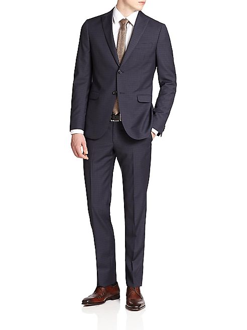 Z Zegna - Multicheck Wool Suit