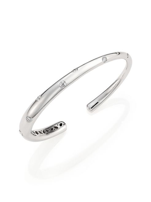 Kwiat - Cobblestone Diamond & 18K White Gold Cuff Bracelet