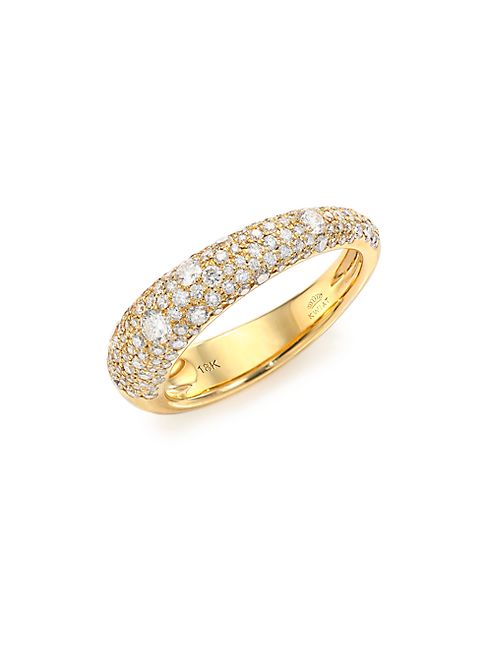 Kwiat - Cobblestone Diamond & 18K Yellow Gold Band Ring