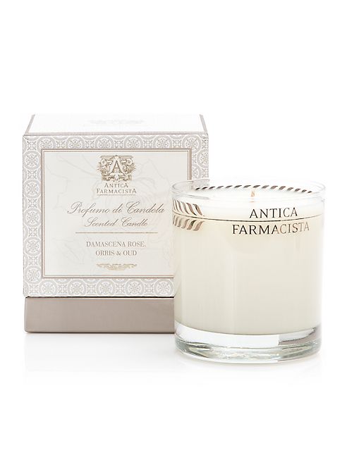 Antica Farmacista - Damascena Rose, Orris & Oud Round Candle/9 oz.