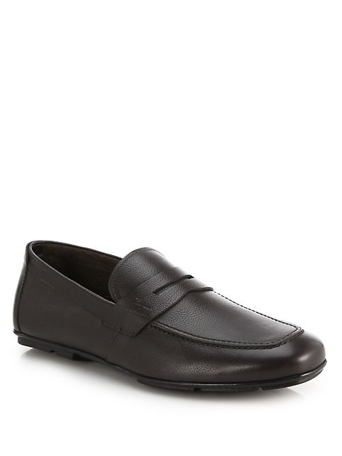 Salvatore Ferragamo - Nuevo Leather Penny Loafers