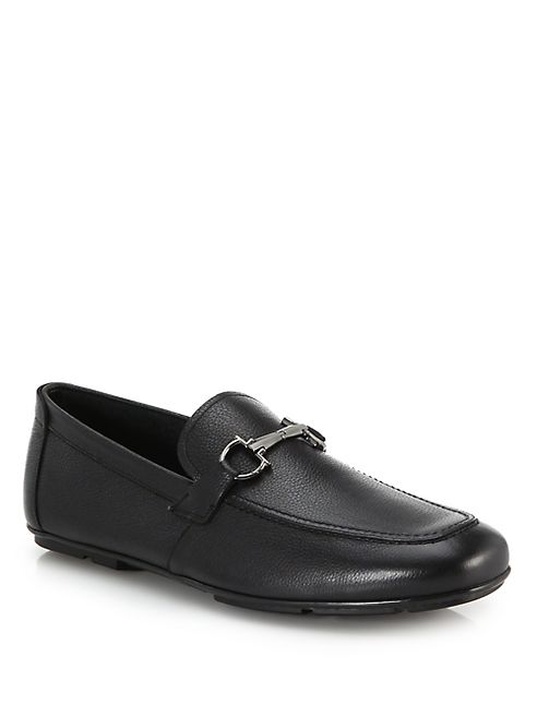 Salvatore Ferragamo - Nowell Leather Bit Loafers