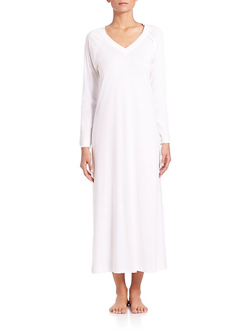 Hanro - Pure Essence Long-Sleeve Gown