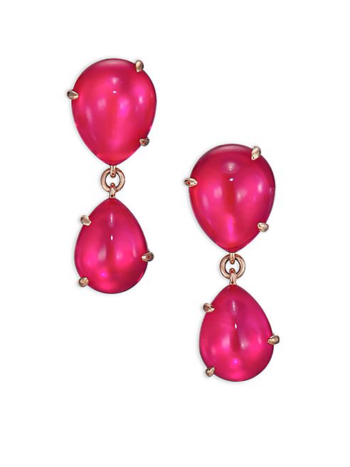 Pomellato - Rouge Passion Mirrored Teardrop Earrings