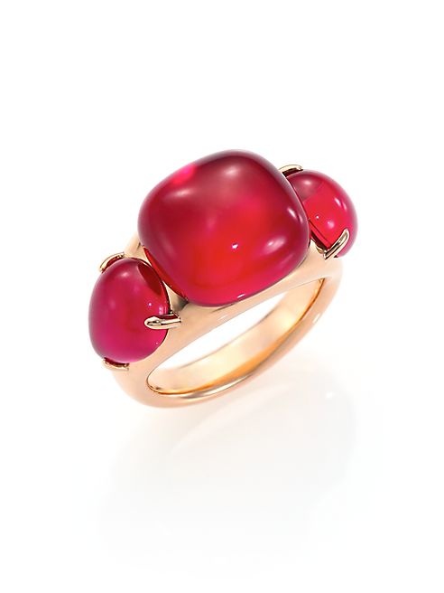 Pomellato - Rouge Passion Burma Three-Stone Ring