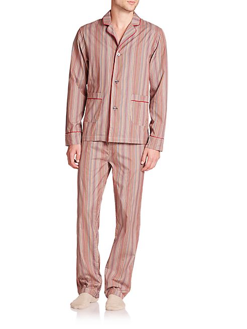 Paul Smith - Striped Cotton Pajama Shirt