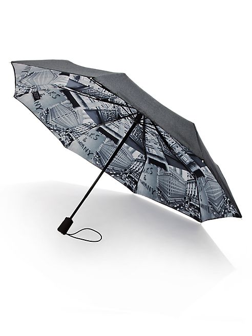 Saks Fifth Avenue Collection - Saks-Printed Lining Umbrella