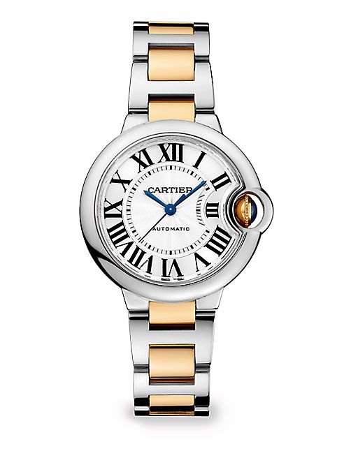 Cartier - Ballon Bleu de Cartier 18K Yellow Gold & Stainless Steel Automatic Bracelet Watch