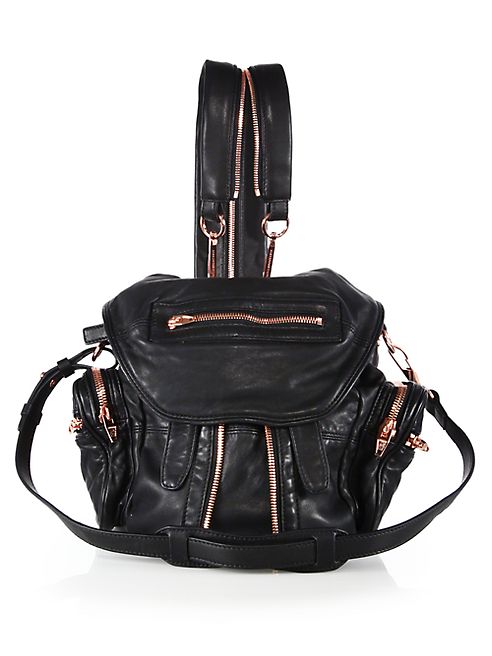 Alexander Wang - Marti Mini Convertible Leather Backpack