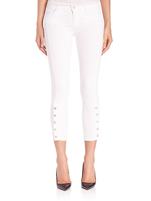 J BRAND - Suvi Photo Ready Cropped Skinny Jeans