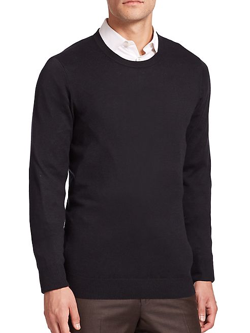 Saks Fifth Avenue Collection - Silk-Blend Crewneck Sweater