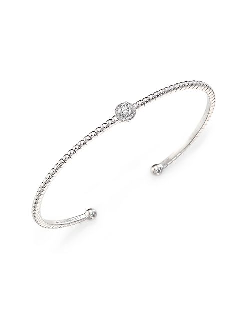 Marli - Rock Candy Diamond & 18K White Gold Super Cuff Bracelet