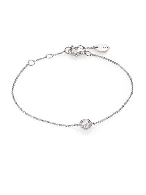 Marli - Fifi Diamond & 18K White Gold Femme Bracelet