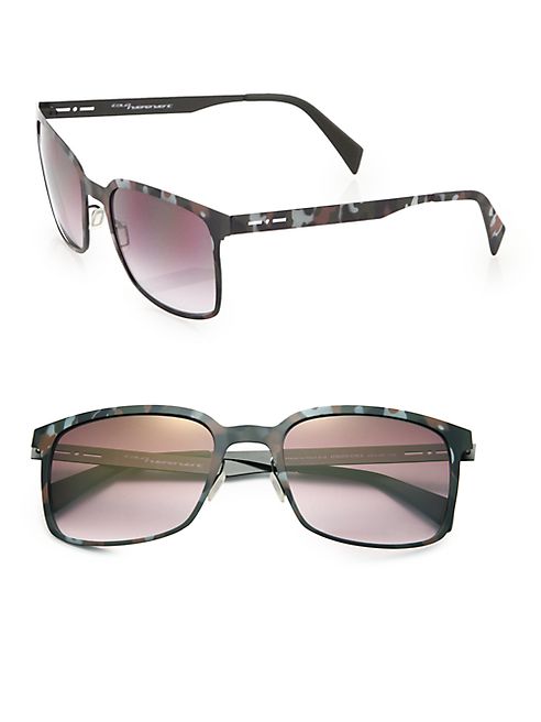 Italia Independent - I-Metal 52MM Rectangle Sunglasses