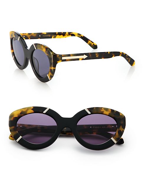 Karen Walker - Flowerpatch 50MM Cat's-Eye Sunglasses