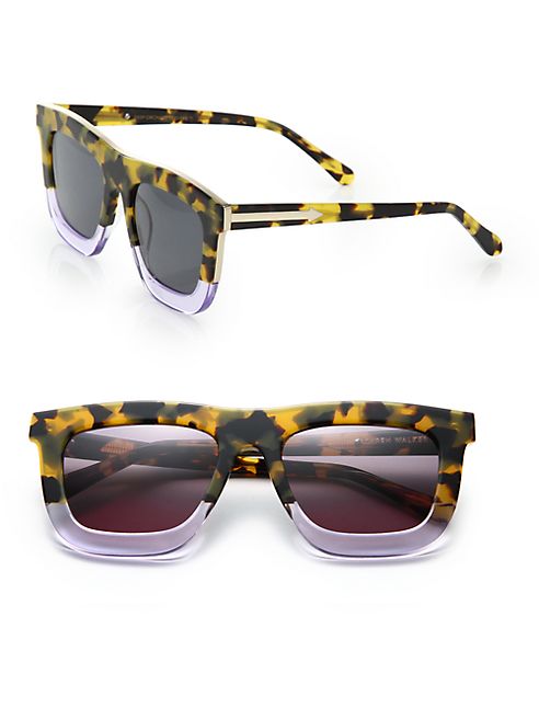 Karen Walker - Deep Orchard 55MM Square Sunglasses