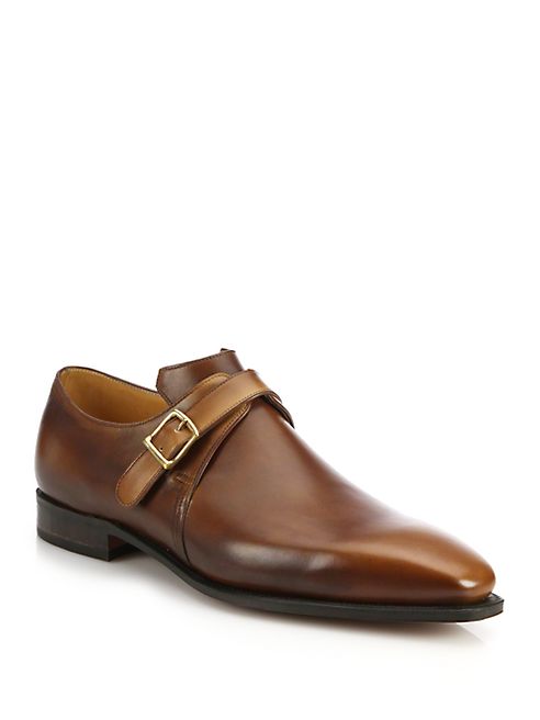 Corthay - Arca Leather Monk-Strap Dress Shoes