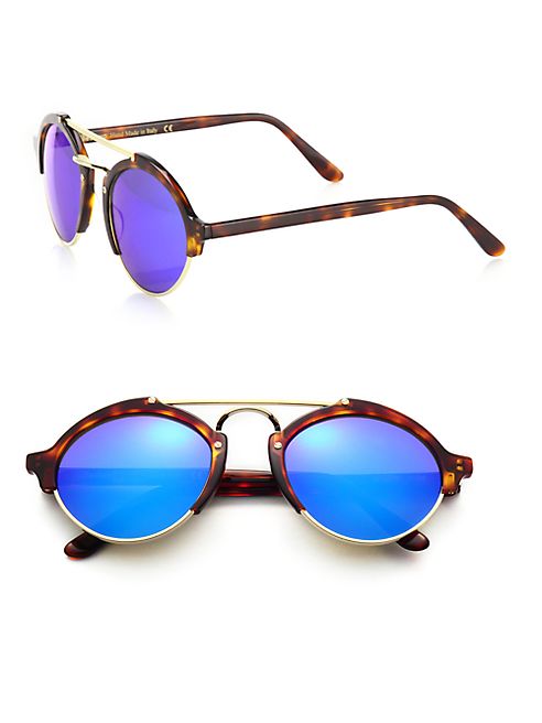 Illesteva - Milan II 54MM Round Sunglasses