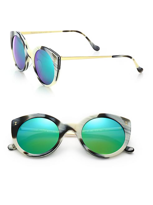 Illesteva - Palm Beach 50MM Round Sunglasses