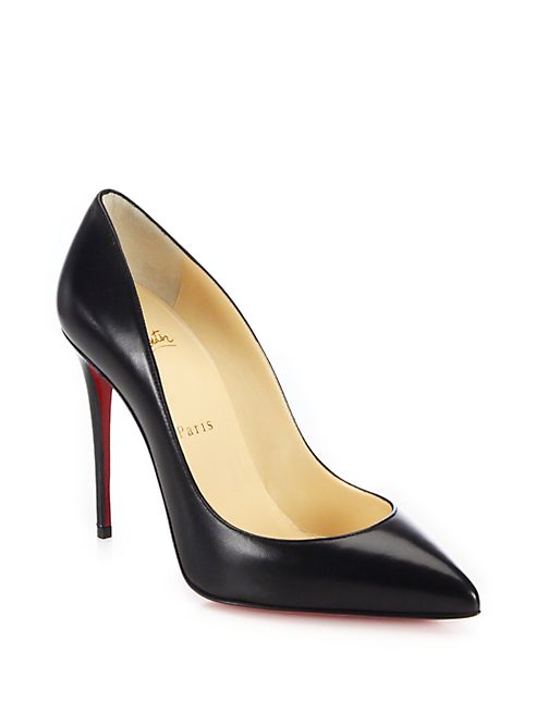 Christian Louboutin - Pigalle Follies 100 Leather Pumps