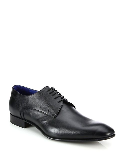 Saks Fifth Avenue Collection - Frazier Textured Leather Derby Shoes