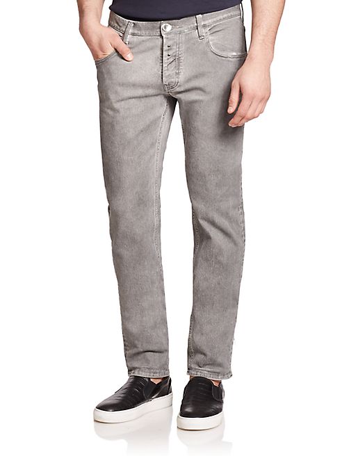 Emporio Armani - Washed Straight-Leg Jeans