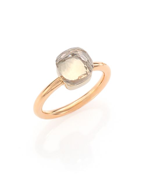 Pomellato - Nudo White Topaz & 18K Rose Gold Ring