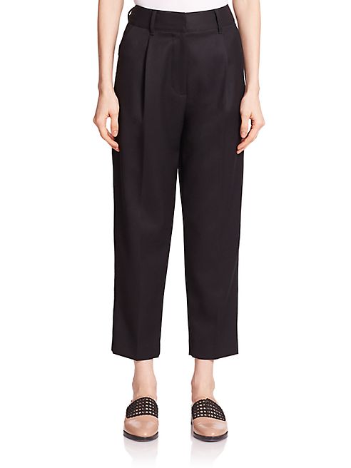 3.1 Phillip Lim - Pleat-Front Worsted Wool Carrot Pants