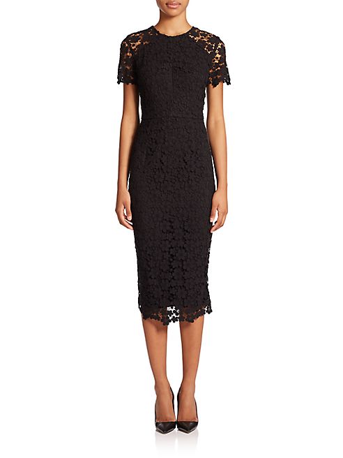 Shoshanna - Beaux Guipure Lace Sheath Dress