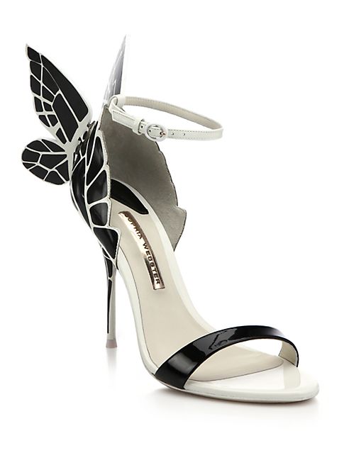 Sophia Webster - Chiara Butterfly Patent Leather Sandals