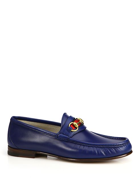 Gucci - Leather Horsebit Loafers