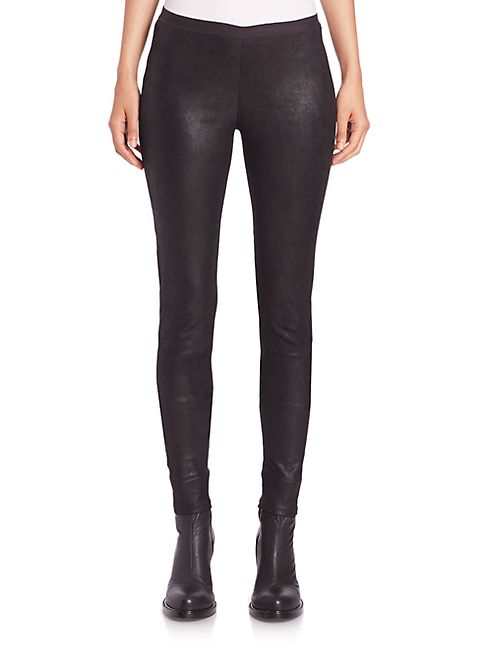 Rick Owens - New Simple Leather Leggings