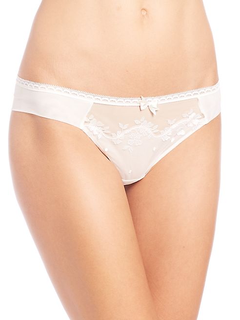 Chantelle - Intuition Embroidered Mesh Tanga