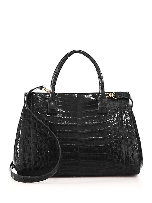 Nancy Gonzalez - Soft Medium Crocodile Tote