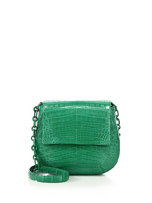 Nancy Gonzalez - Round Crocodile Crossbody Bag