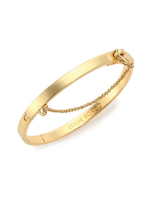 Eddie Borgo - Thin Safety Chain Bracelet/Goldtone