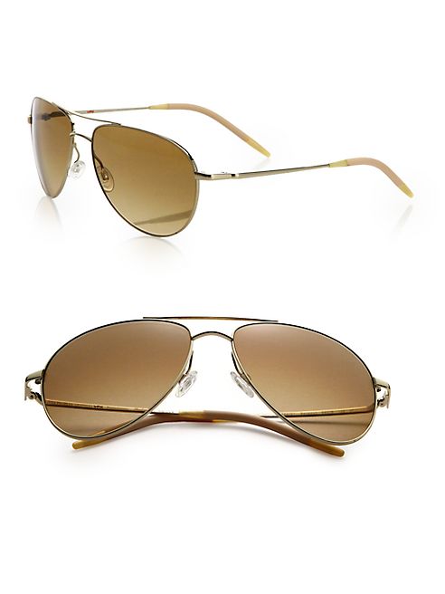 Oliver Peoples - Benedict 59MM Aviator Sunglasses