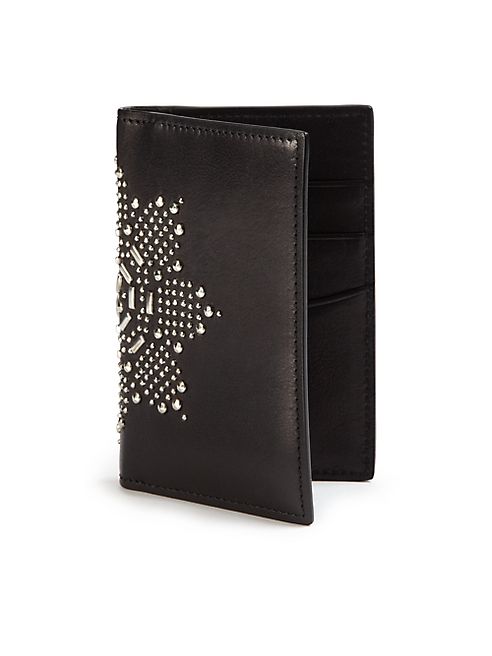 Alexander McQueen - Tall Printed Leather Wallet