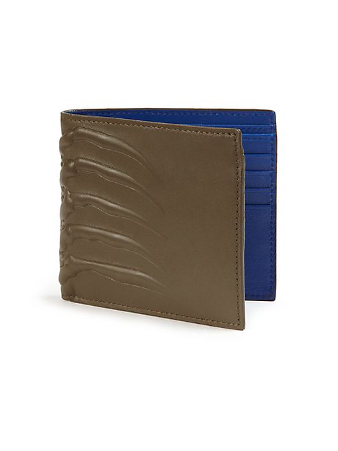 Alexander McQueen - Bi-Colored Leather Billfold Wallet