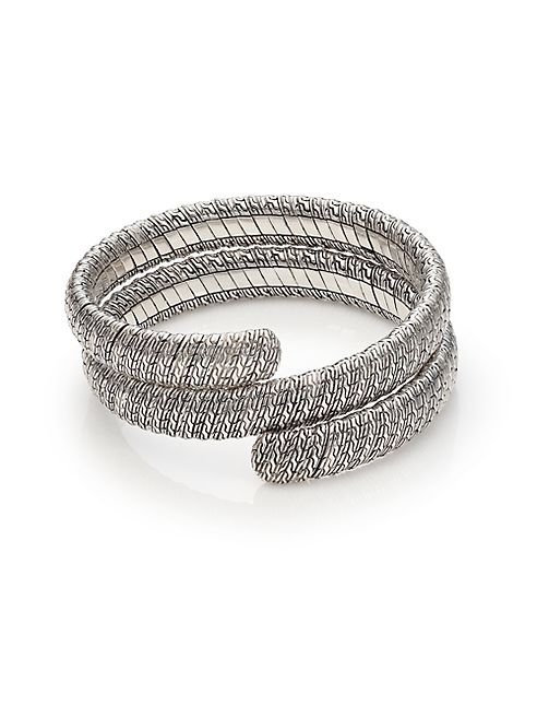 John Hardy - Classic Chain Sterling Silver Double Coil Bracelet